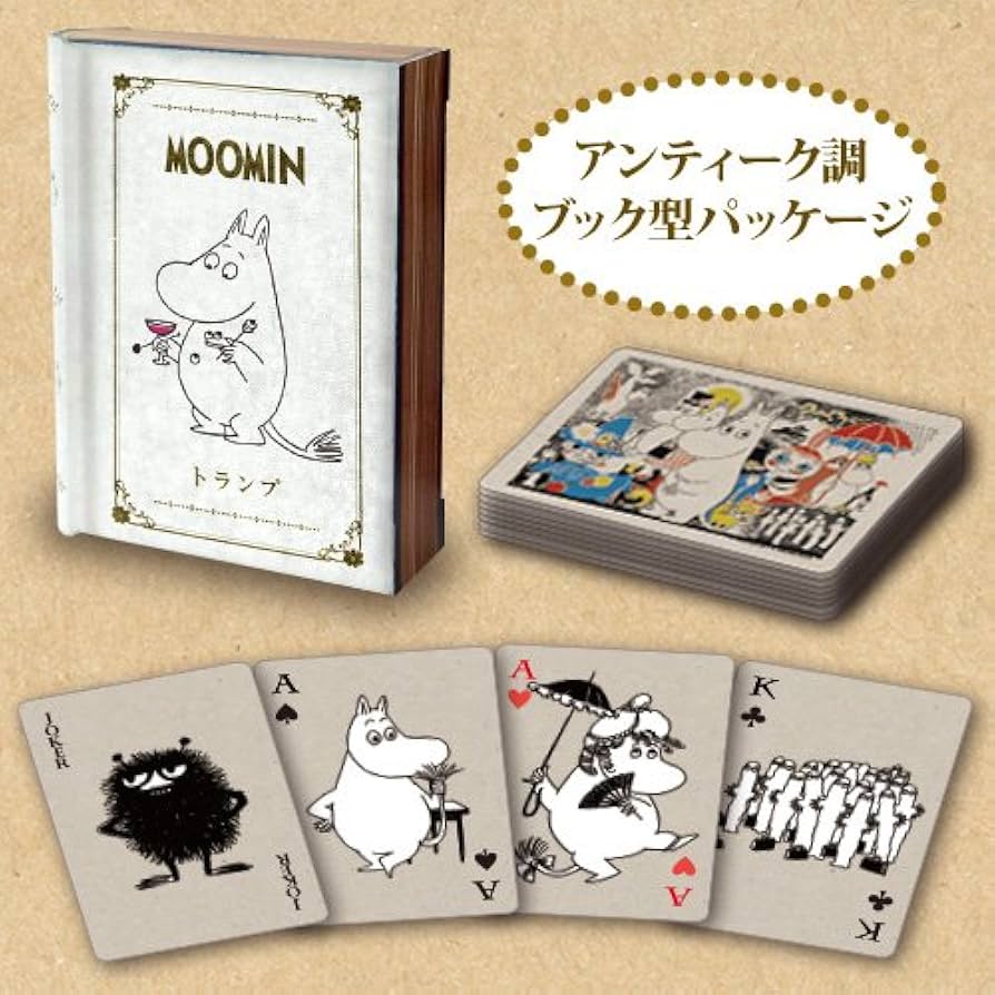 NANA トランプ 未使用品 Amazon.co.jp: エンスカイ ムーミン トランプ カードサイズ58